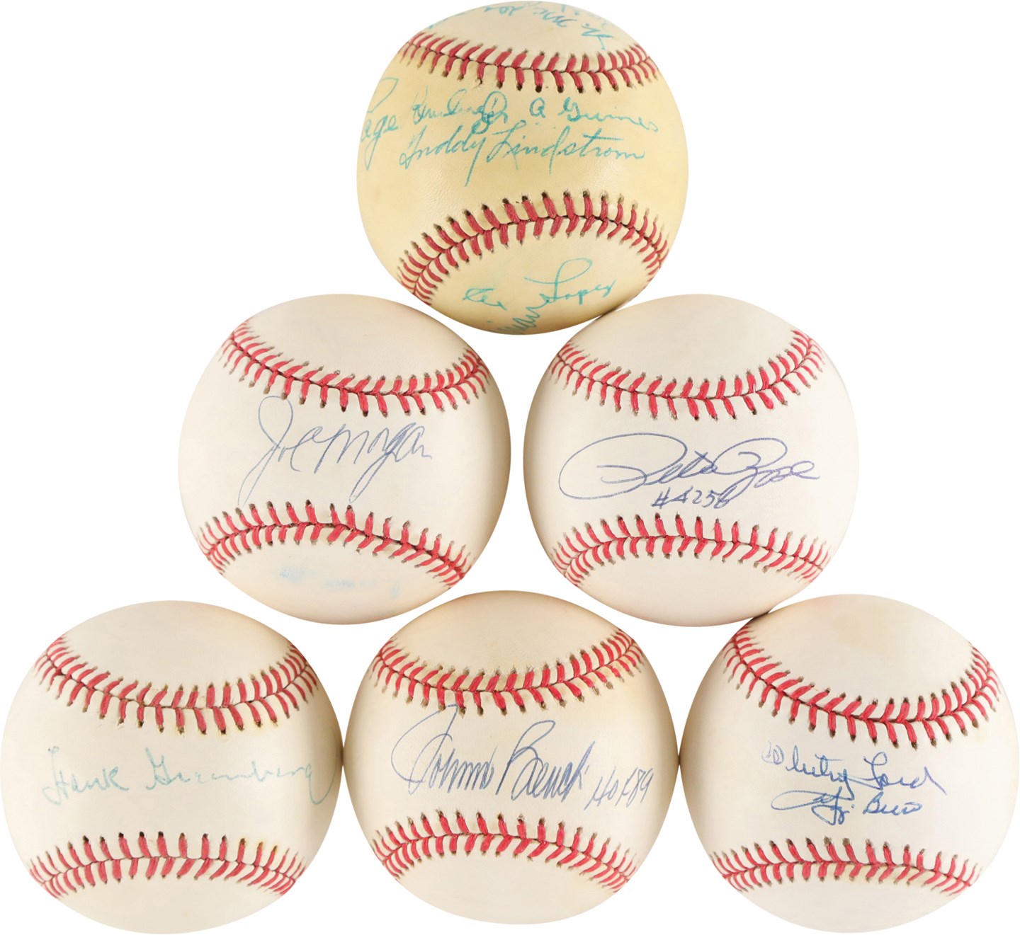 Hall of Famers & Stars Signed Baseball Collection (89)