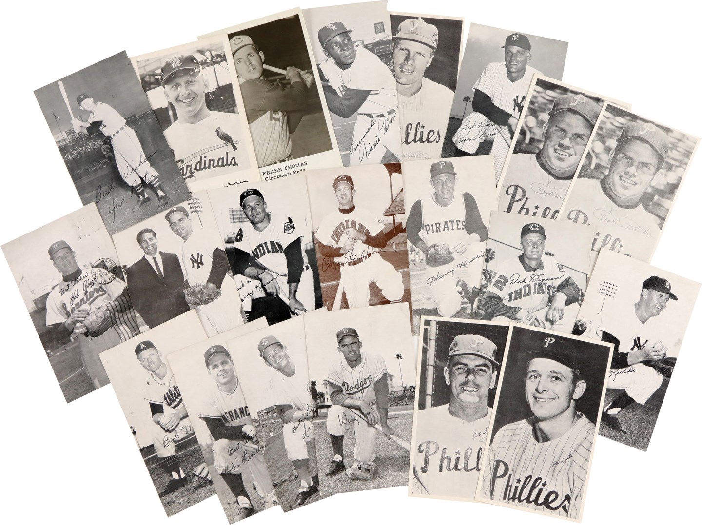 Baseball Autographs - Vintage Baseball Autograph Collection w/Hall of Famers (69)