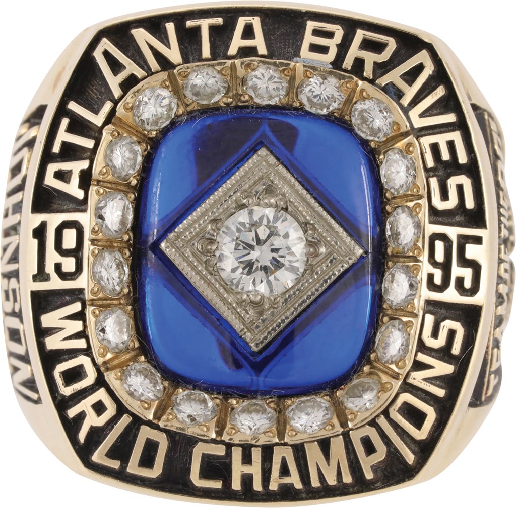 Sports Rings And Awards - 1995 Atlanta Braves Championship Staff Ring