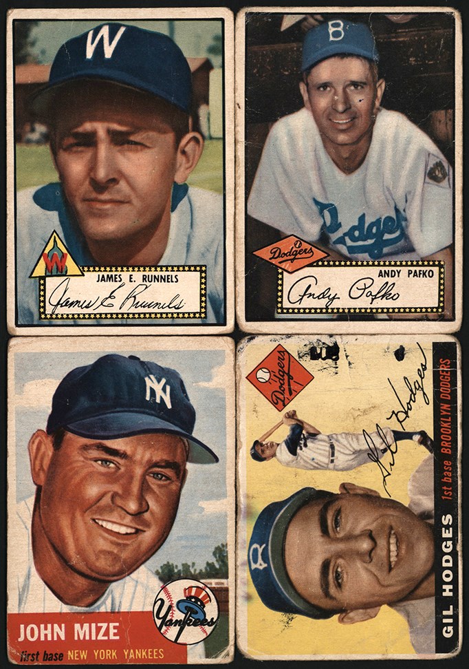 Baseball and Trading Cards - 1950-1980 Baseball Card Collection (1600+) w/1952 Topps Andy Pafko