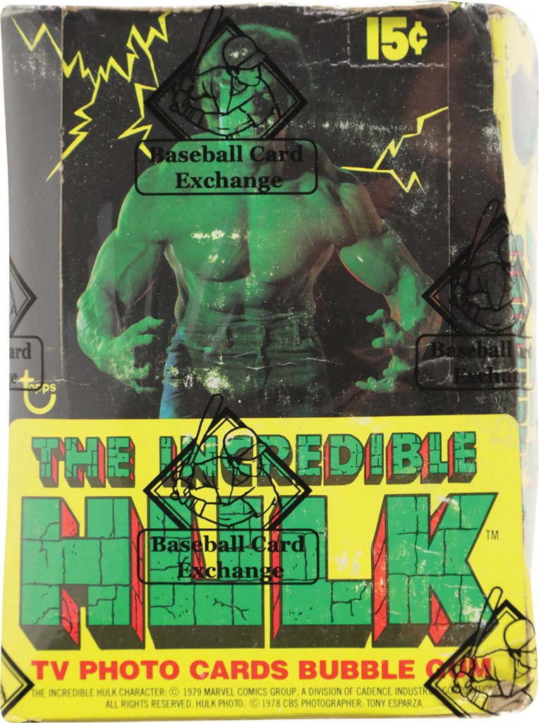 - 1979 Topps The Incredible Hulk Unopened Wax Box (BBCE)