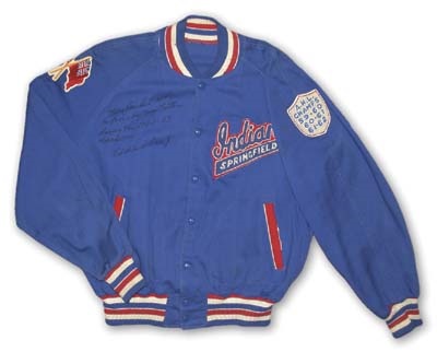 Hockey Memorabilia - Eddie Shore’s Springfield Indians Championship Jacket