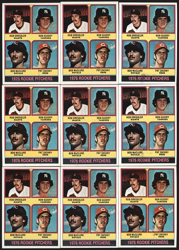 Baseball and Trading Cards - 1976 Topps #592 Ron Guidry Rookie Card Hoard (60)