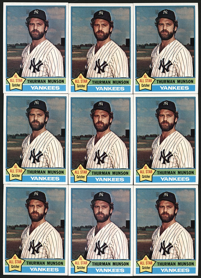 Baseball and Trading Cards - 1976 Topps #650 Thurman Munson  Hoard (68)