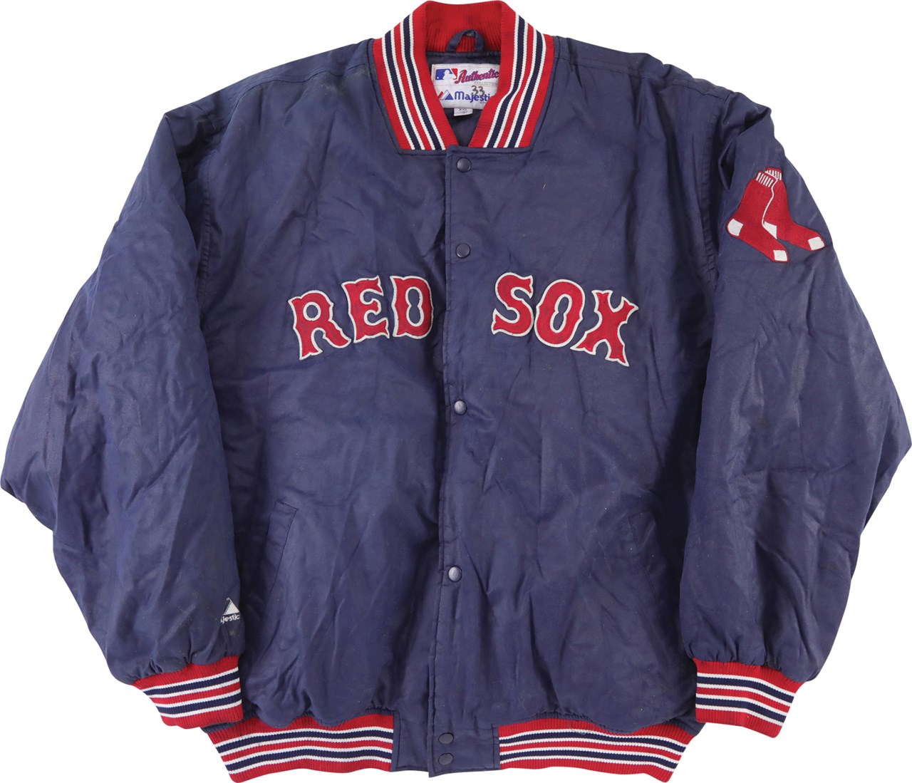 Baseball Equipment - 2000s Jason Varitek Boston Red Sox Game Worn Jacket