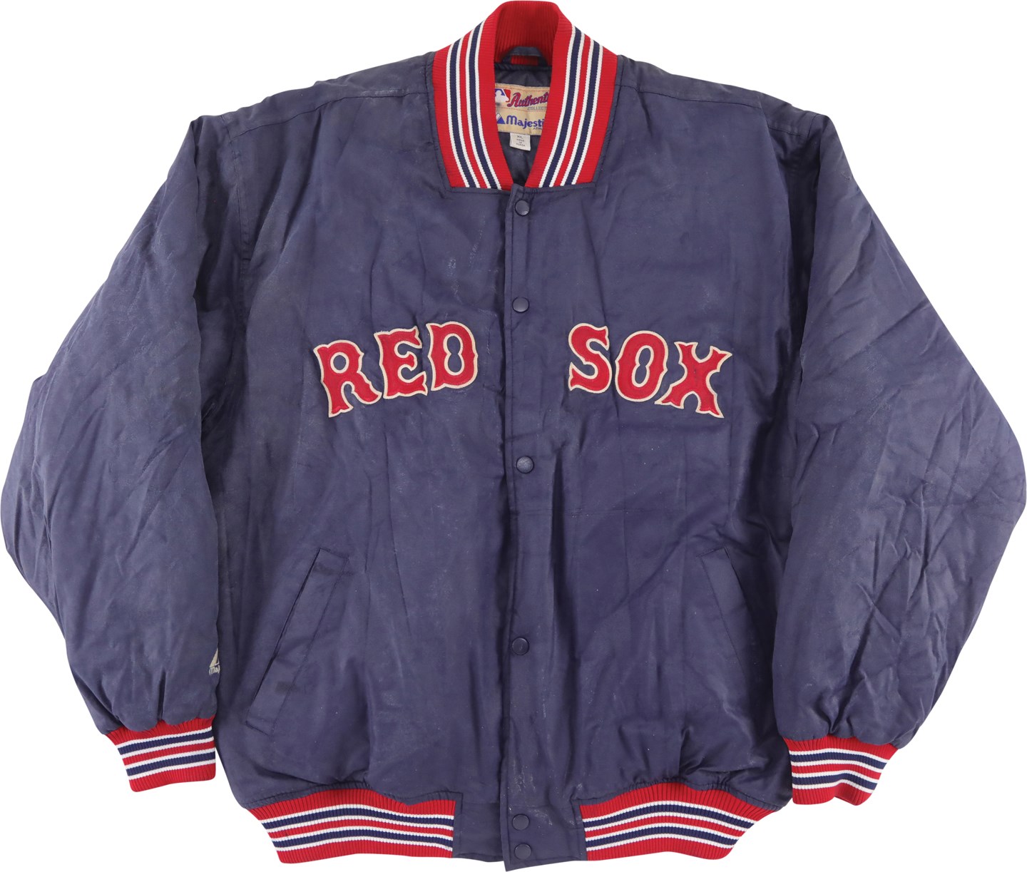 Baseball Equipment - 2000s Trot Nixon Boston Red Sox Game Worn Jacket