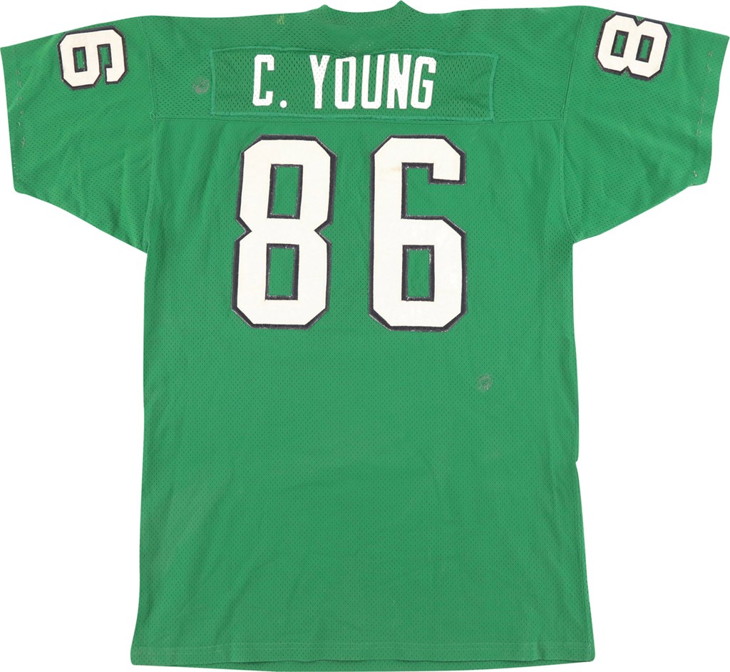 - Mid 1970s Charle Young Philadelphia Eagles Game Worn Jersey