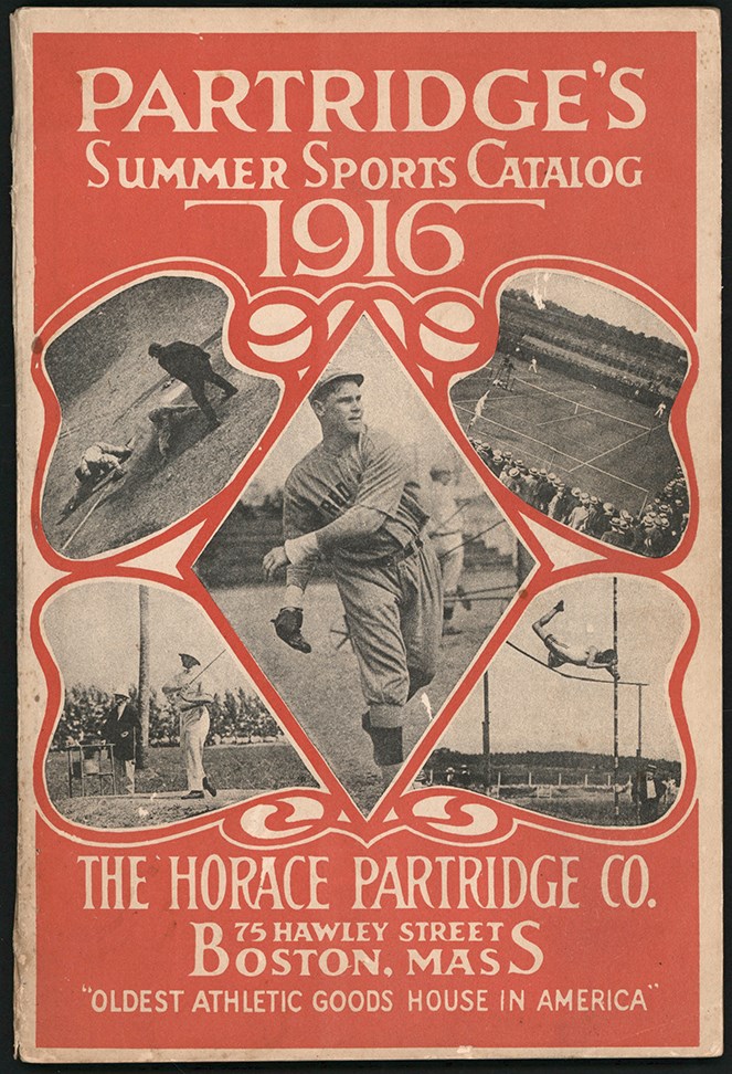 Baseball Memorabilia - Dick Hoblitzell's 1916 Partridge's Summer Sports Catalog