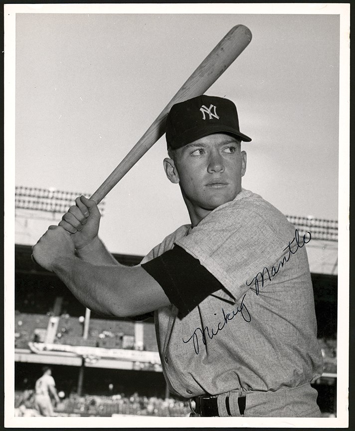 - Circa 1952 Mickey Mantle "World Series" Photograph by Don Wingfield - Image Also Used for "1951" Wheaties Card (PSA Type I)