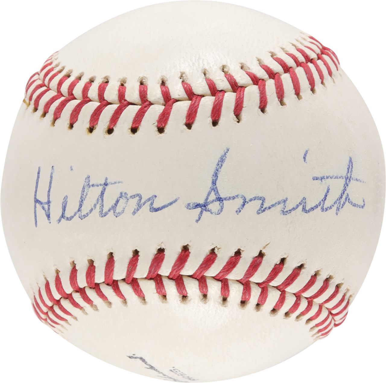 - Hilton Smith Single Signed Baseball (PSA 8 Signature)