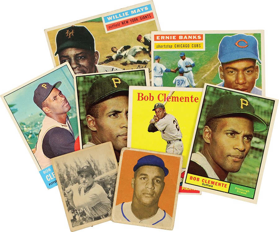- 1914-1970 Baseball Hall of Fame & Star Card Collection W/ Mantle (76)
