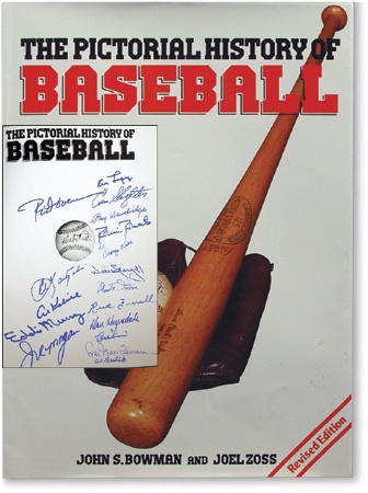 Baseball Autographs - Autographed Edition of The Pictorial History of Baseball