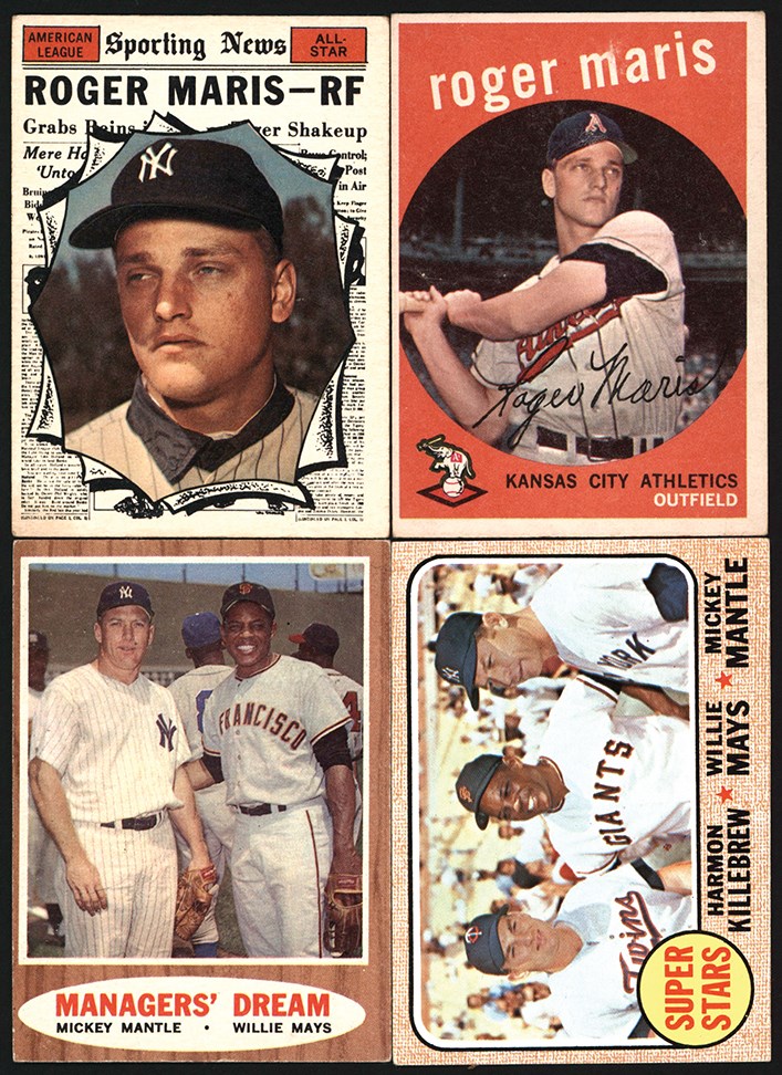 Baseball and Trading Cards - 1914-1968 Baseball Card Collection w/Hall Of Famers (102)