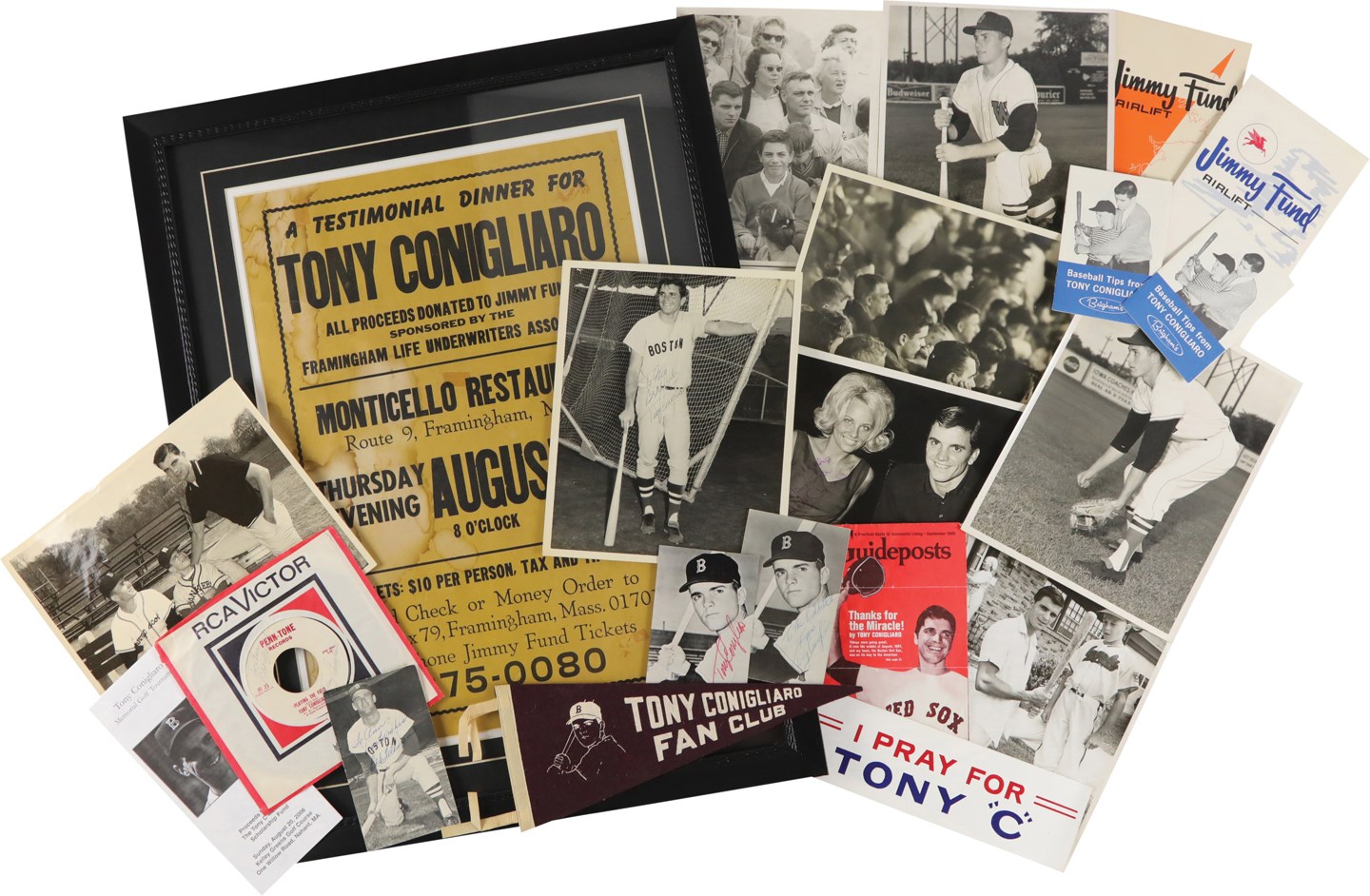 Amazing Large Tony Conigliaro Collection (57)