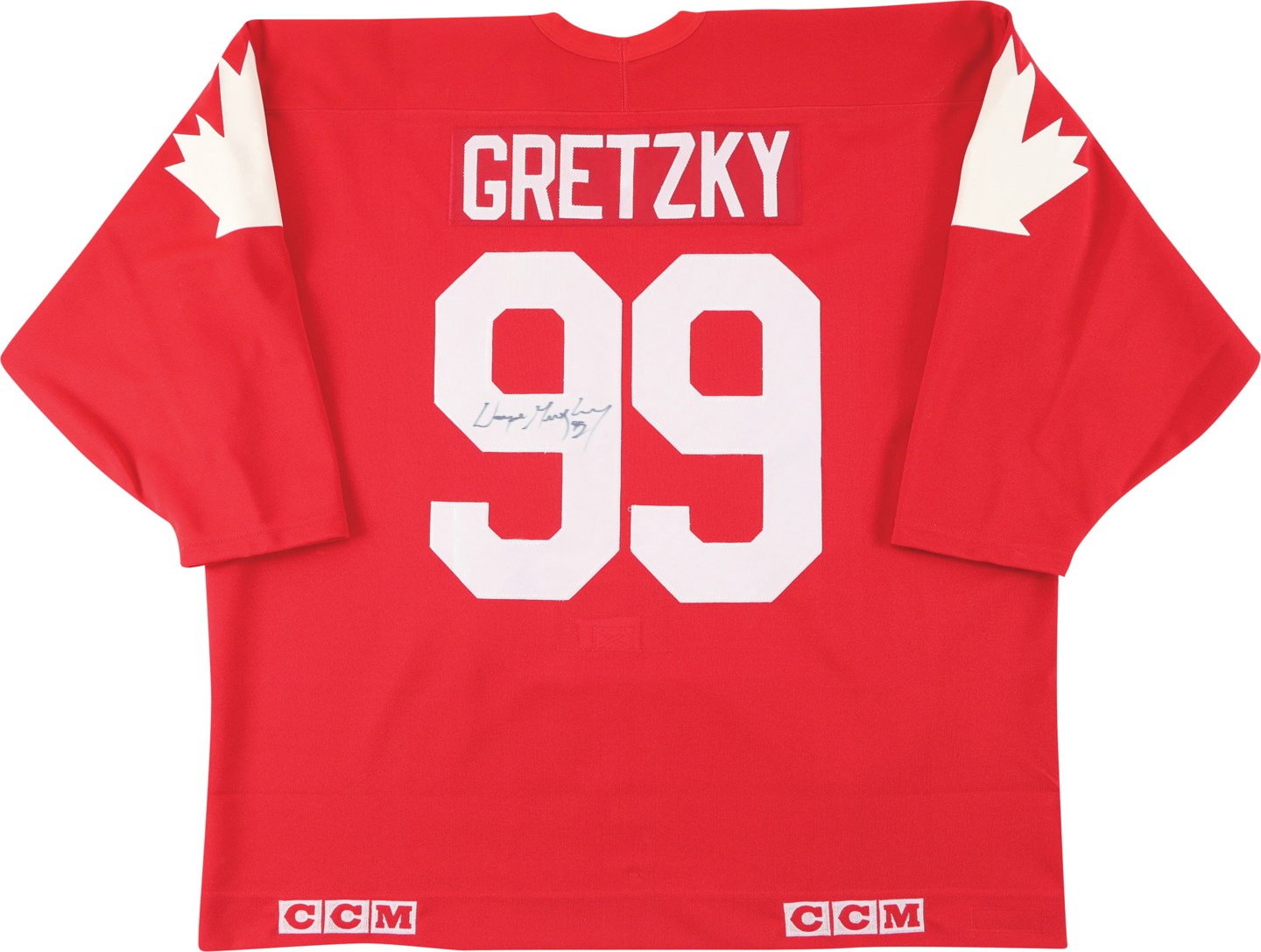 - Wayne Gretzky Team Canada Signed Jersey (PSA)