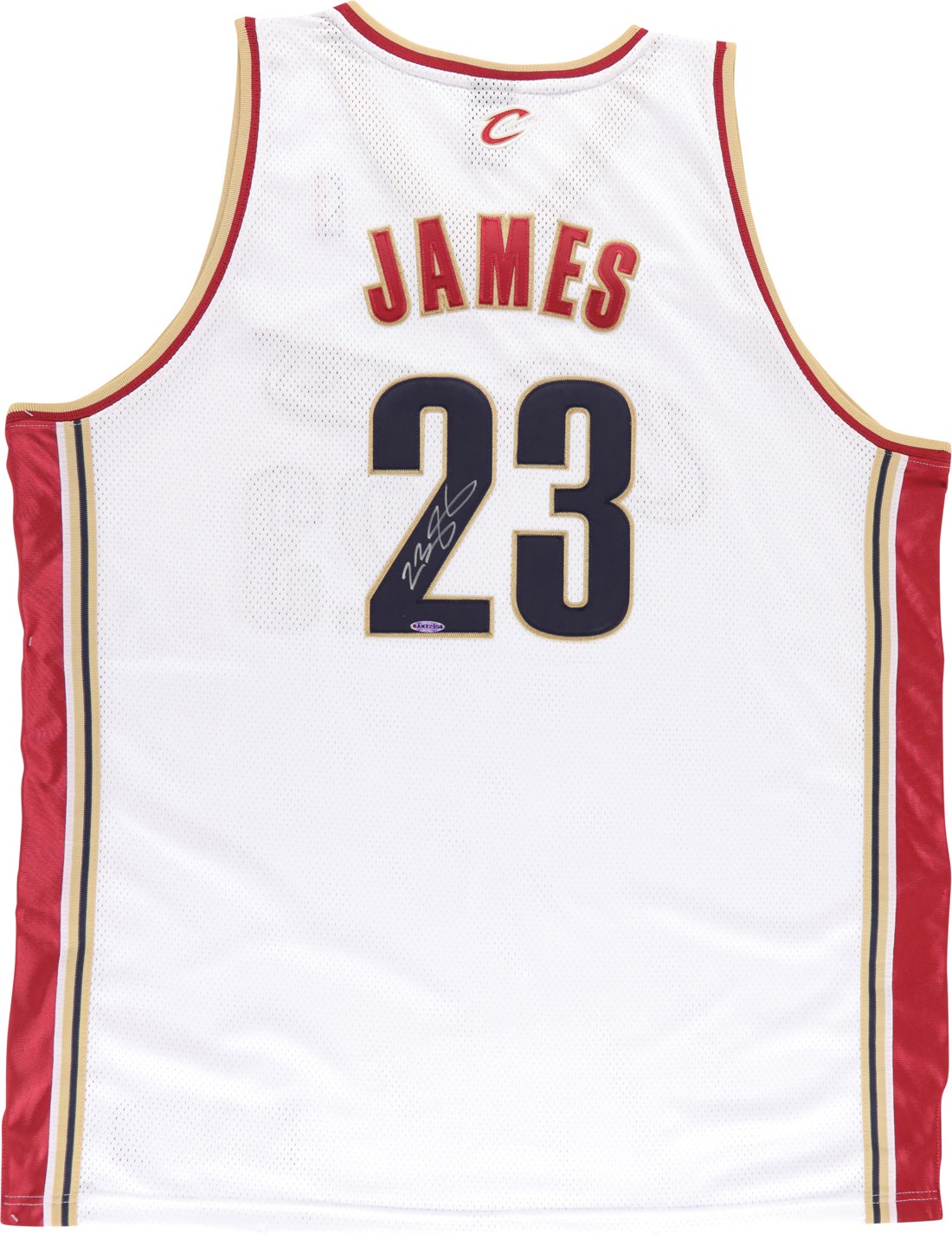 - 2003 LeBron James Signed Cleveland Cavaliers Jersey (UDA)