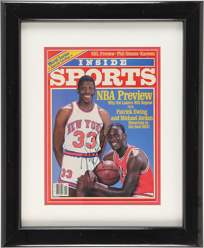 1985 Michael Jordan Vintage Signed Inside Sports Magazine - Rookie Era Signature