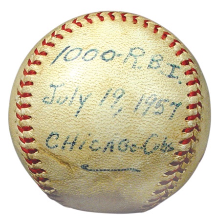 Gil Hodges 1,000th RBI Baseball