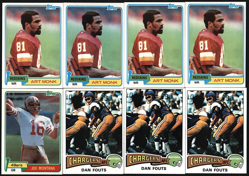 - 1957-1986 Topps & Philadelphia Football Collection (725+) w/ Art Monk Rookie Card Hoard