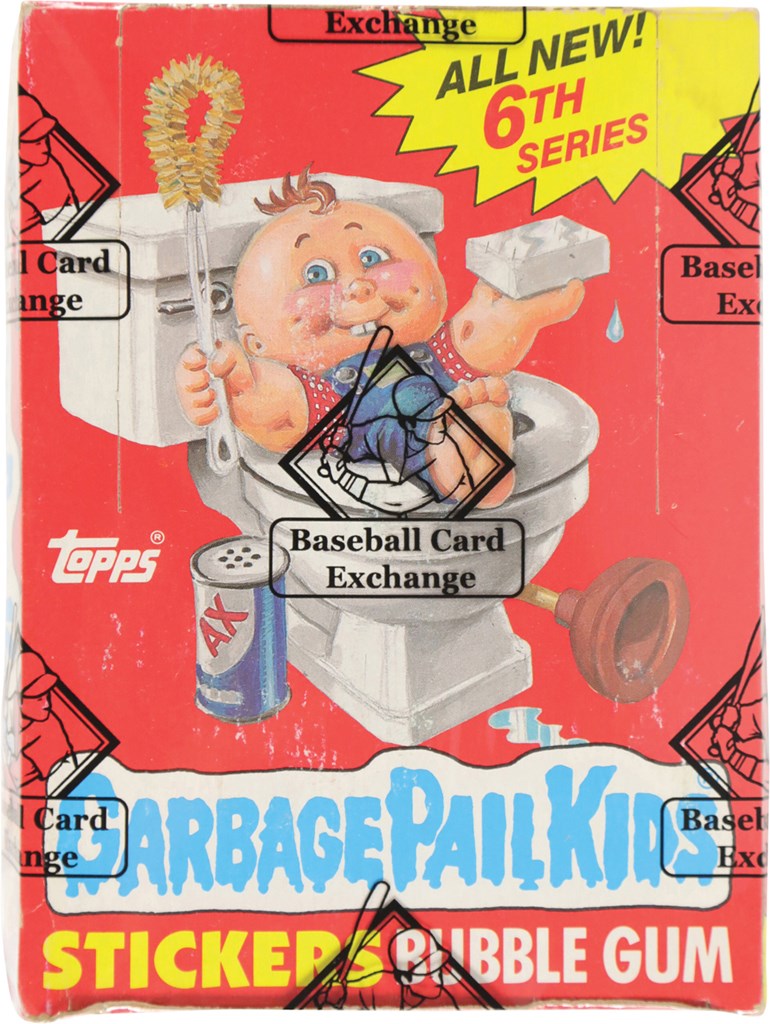 - 1986 Topps Garbage Pail Kids 6th Series Unopened Wax Box (BBCE)