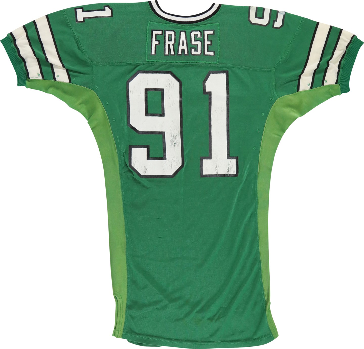 Football - Circa 1990 Paul Frase New York Jets Game Worn Jersey