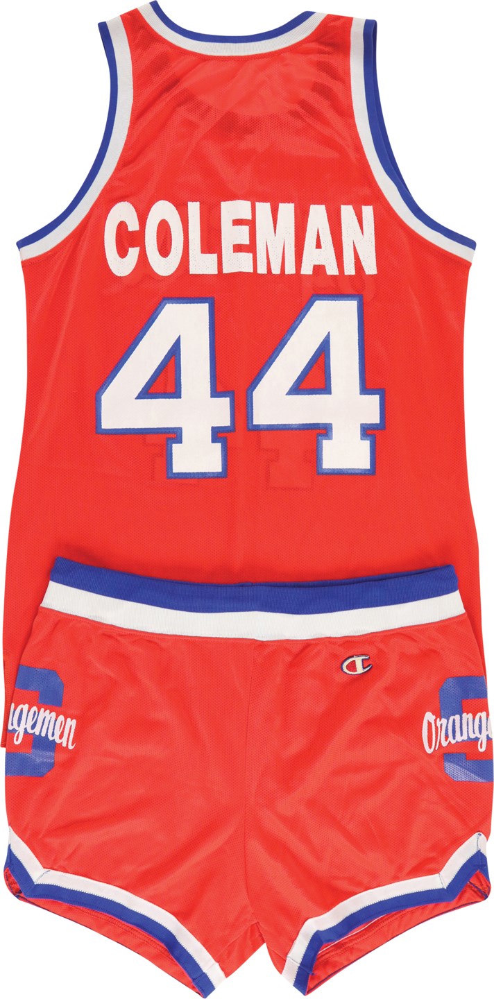 Circa 1987 Derrick Coleman Syracuse Orangemen Game Worn Uniform