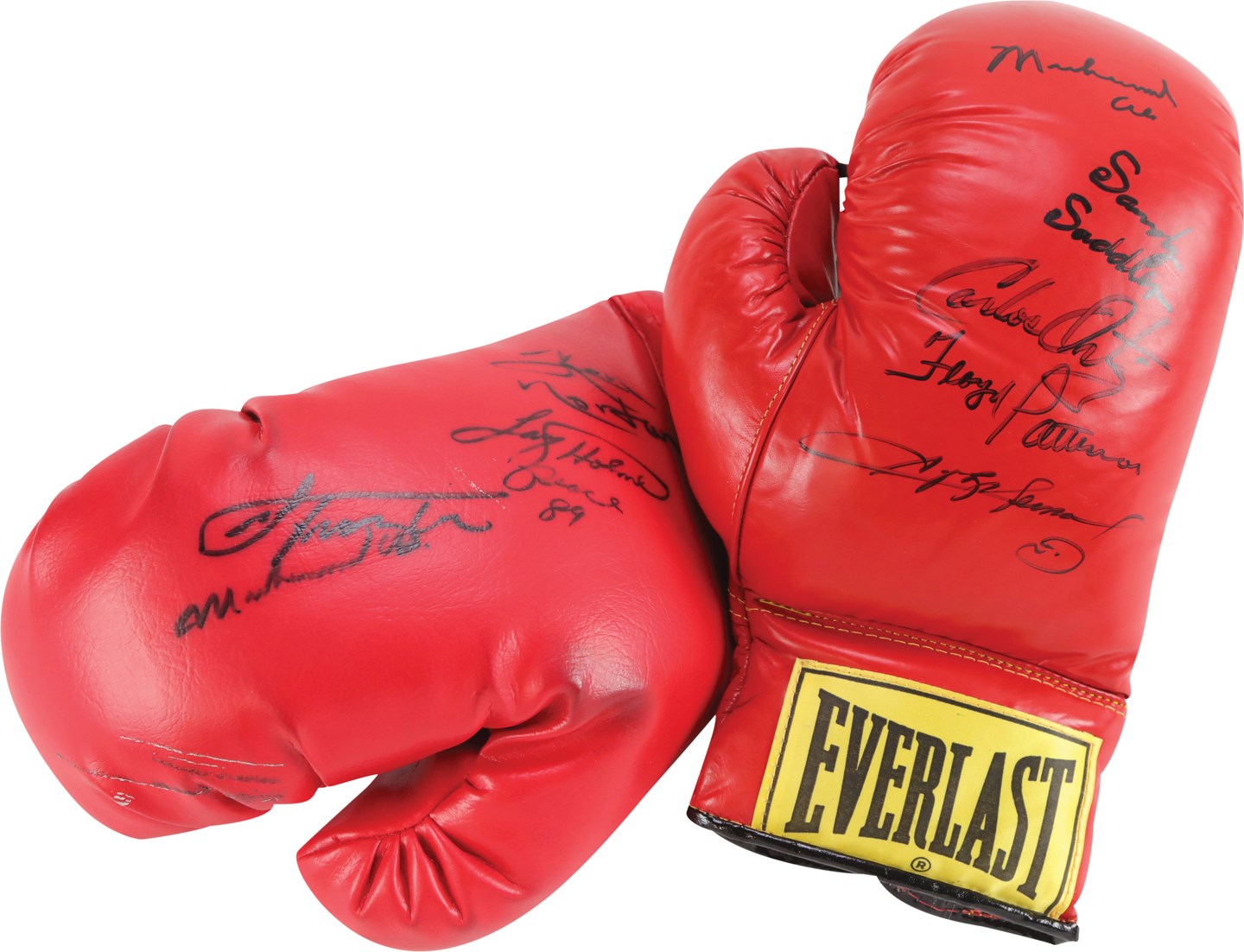 Muhammad Ali & Boxing - Boxing Legends Multi-Signed Gloves w/Muhammad Ali (2)
