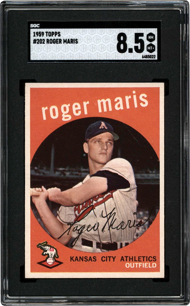 Baseball and Trading Cards - 1959 Topps #202 Roger Maris SGC NM-MT+ 8.5