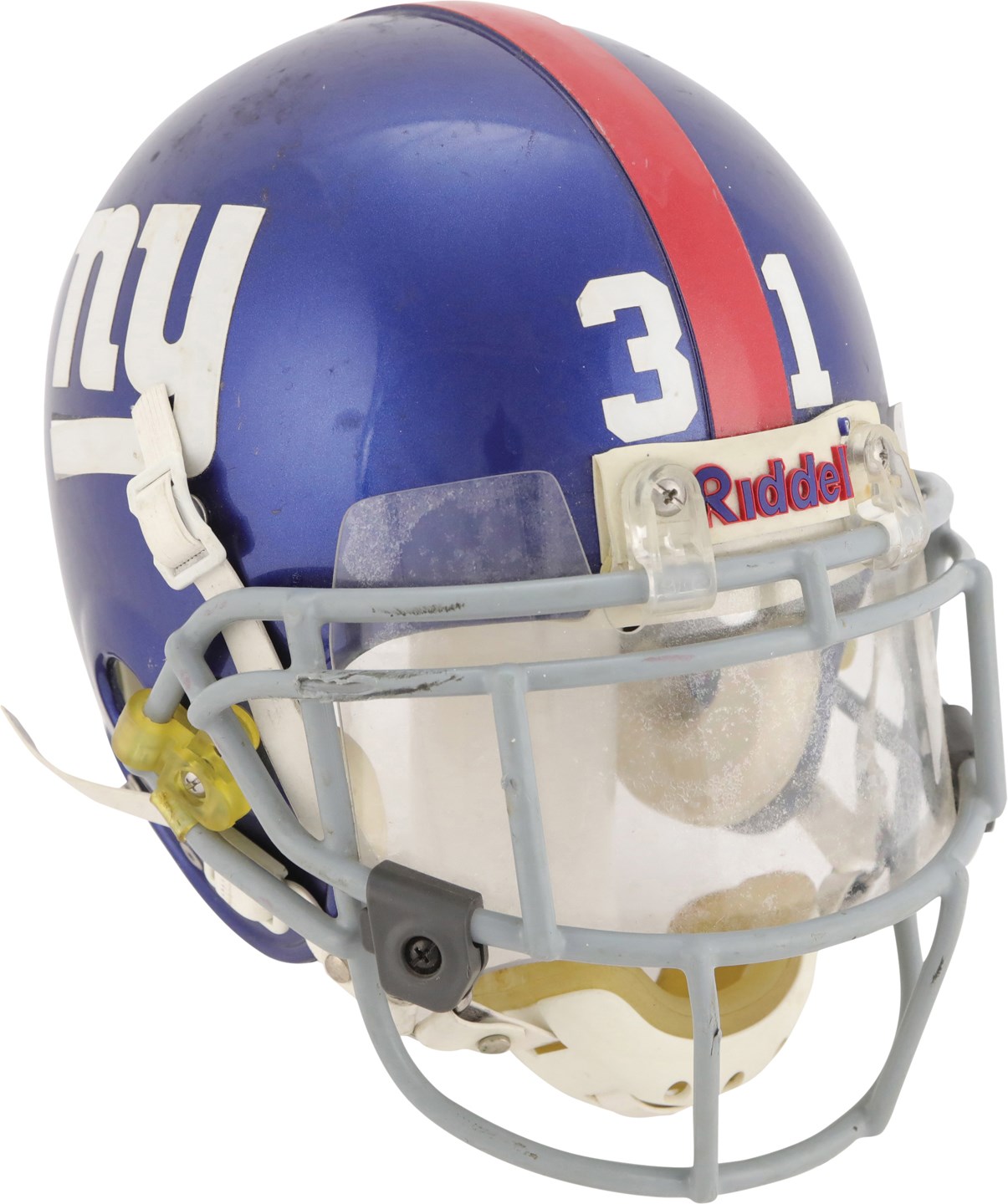 - 2008 Aaron Ross Super Bowl XLII New York Giants Game Worn Helmet (Photo-Matched)