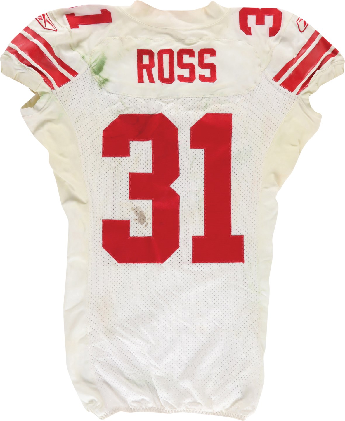 Football - 2008 Aaron Ross Super Bowl XLII New York Giants Game Worn Jersey (Photo-Matched)
