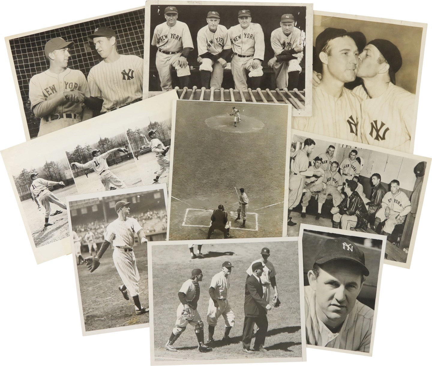 Vintage Sports Photographs - Vintage New York Yankees & Giants Original Photograph Collection w/Lou Gehrig & Mel Ott (21)
