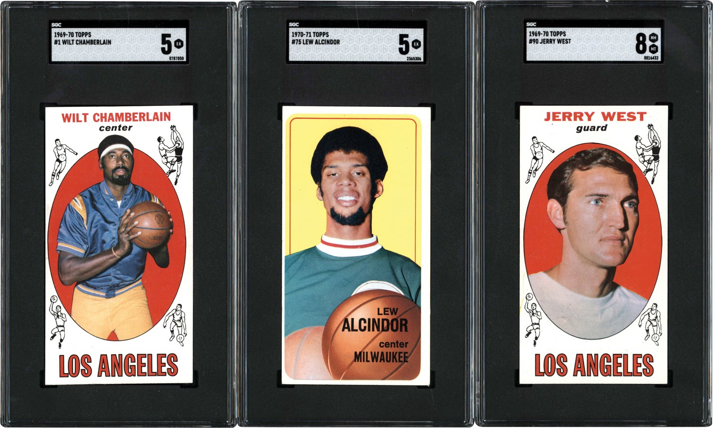 Basketball Cards - 1969-1971 Topps Basketball Collection (9) All SGC