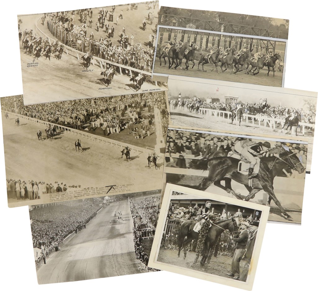 Horse Racing - Oversized Original Photos of War Admiral (14)