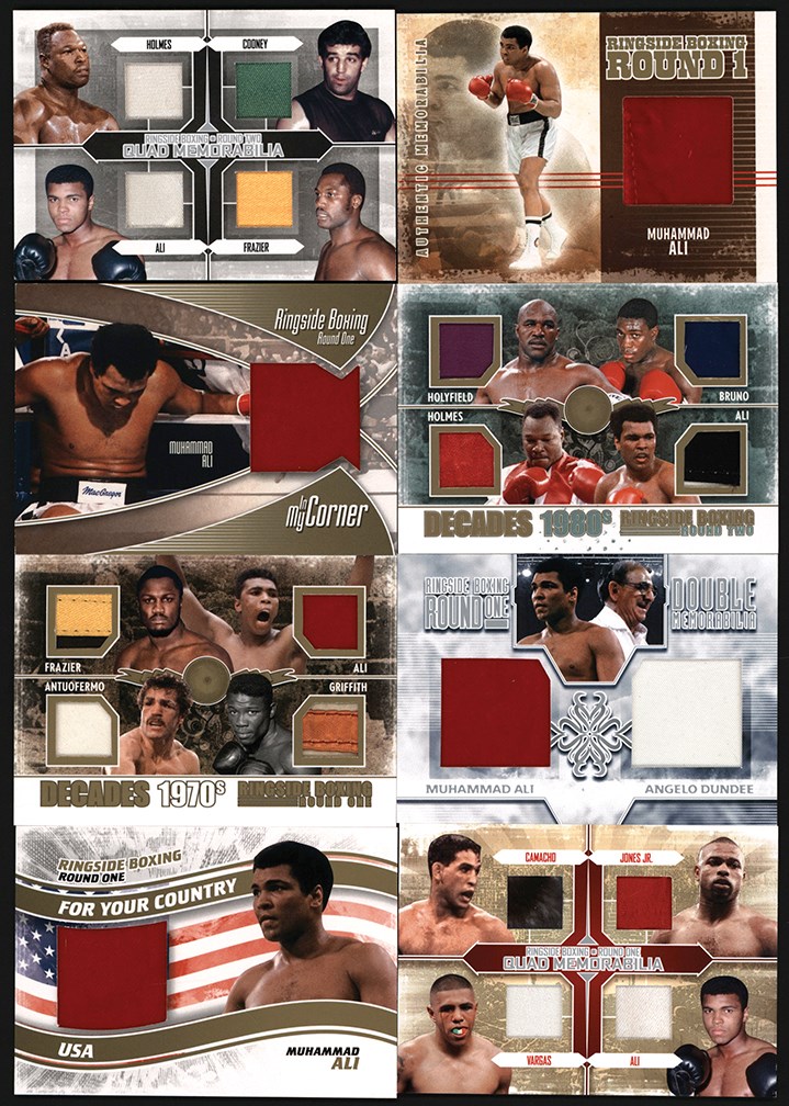 - 2009-2011 Mecca Cigarettes Boxing Champions Card Collection w/Autographs, Memorabilia, & Numbered (660)