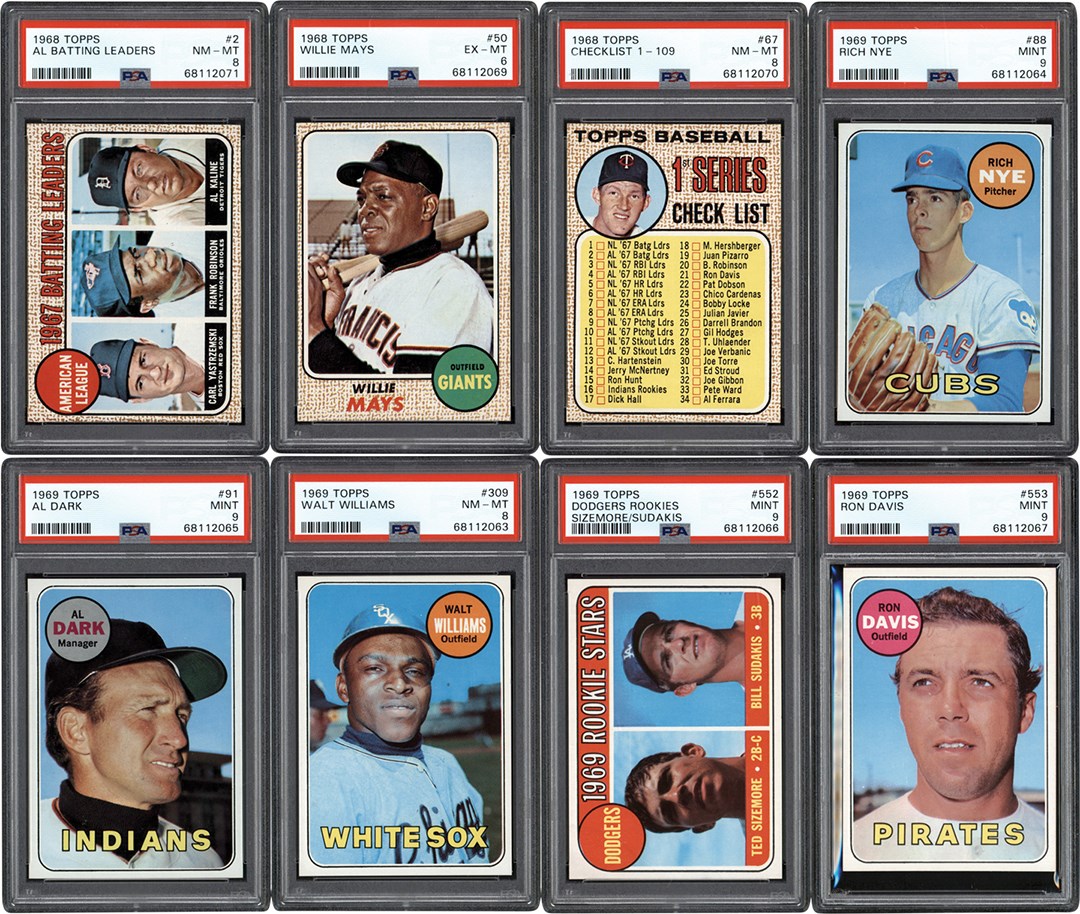 - 1968 & 1969 Topps Baseball High Grade Collection (88)