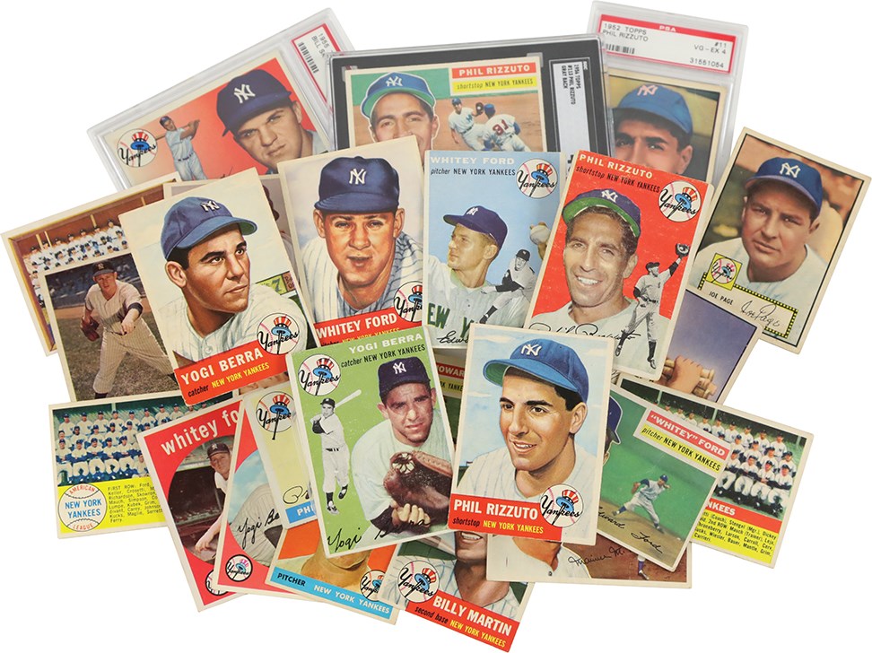 - 1948-1959 Topps & Bowman New York Yankees Collection (203) w/SGC
