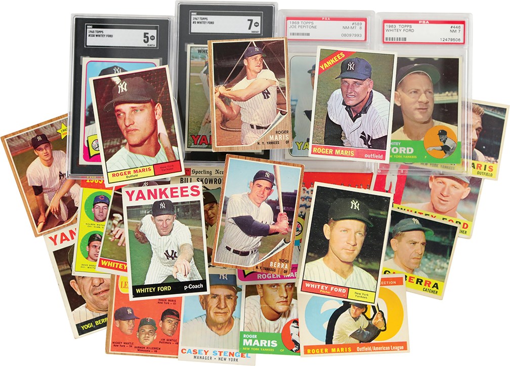 - 1960-1969 Topps  New York Yankees Collection (129) w/SGC