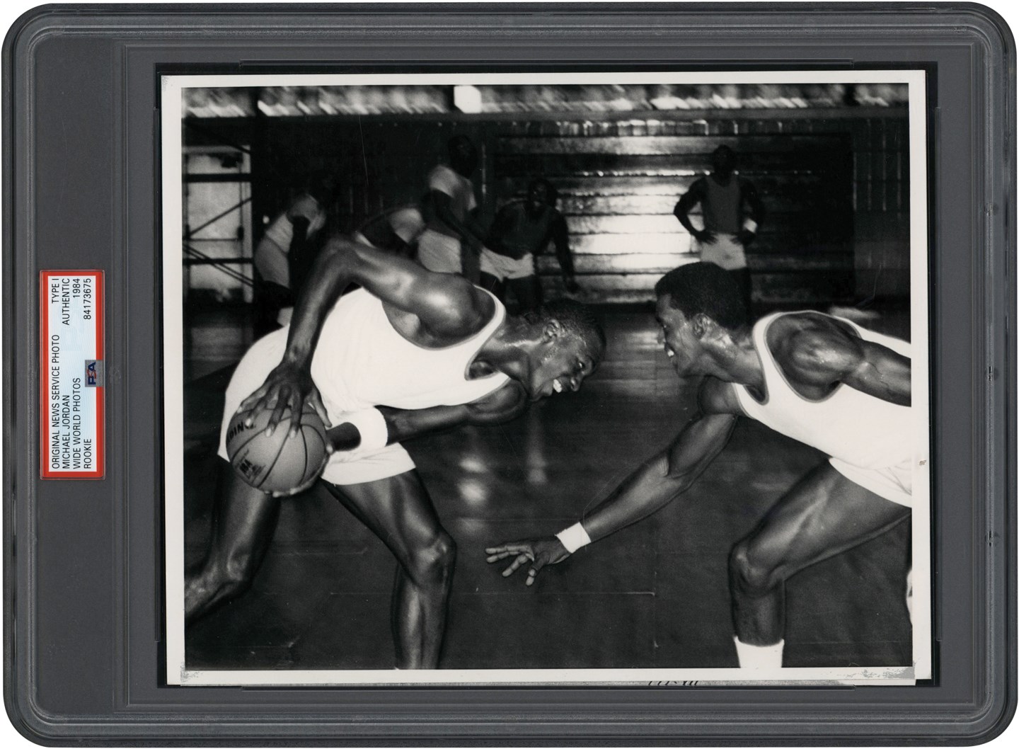 Basketball - 1984 Michael Jordan Rookie Photograph PSA Type I