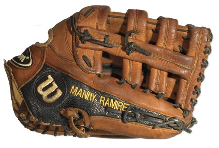 - Circa 2001 Manny Ramirez Game Used Glove
