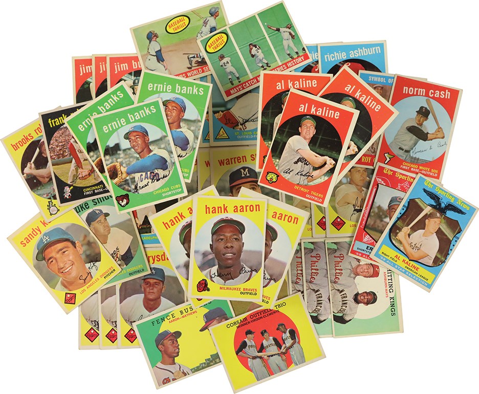 - 1959 Topps Baseball Partial Set Plus Extras (705)