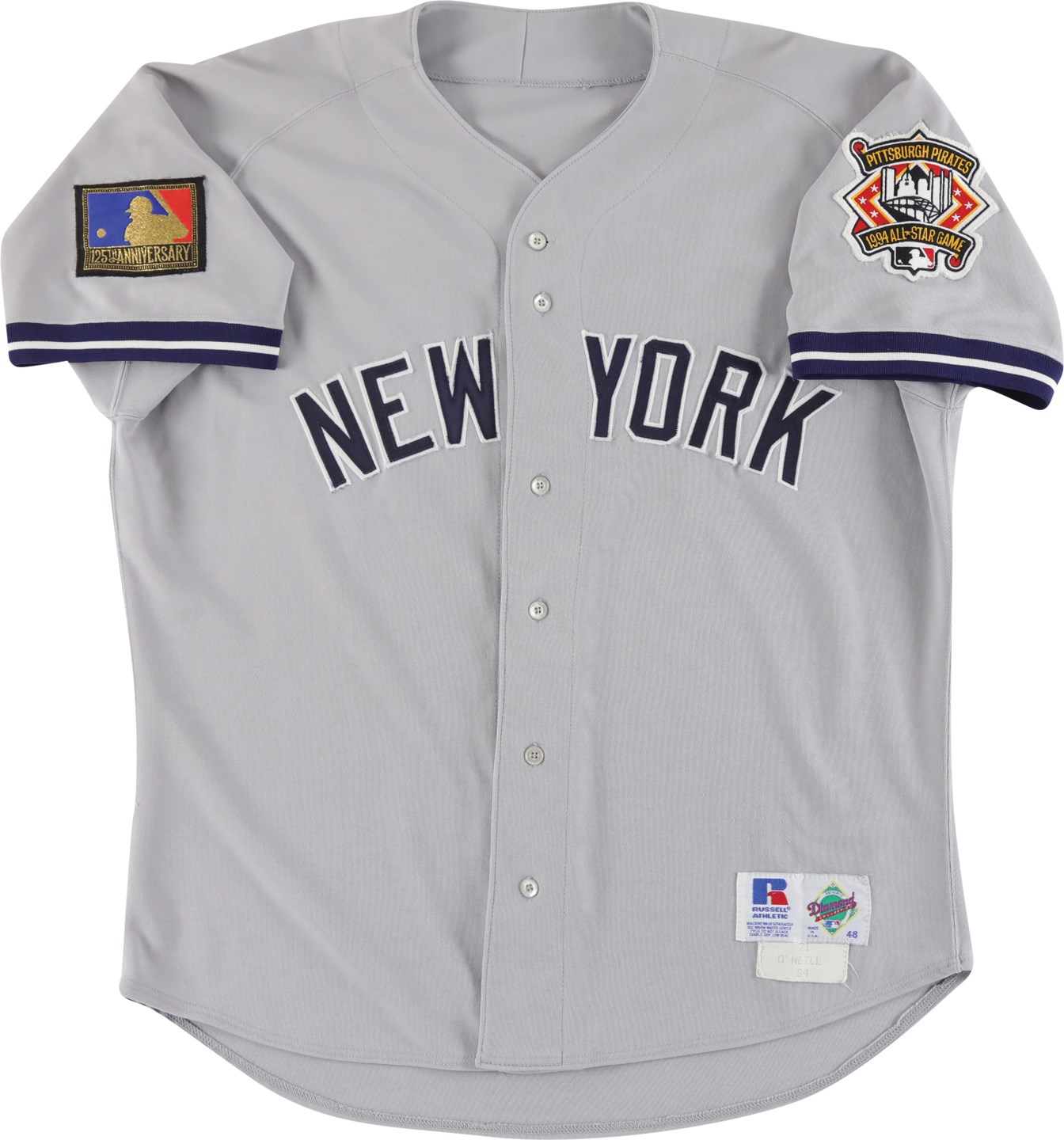 - 1994 Paul O'Neill New York Yankees Game Worn Jersey