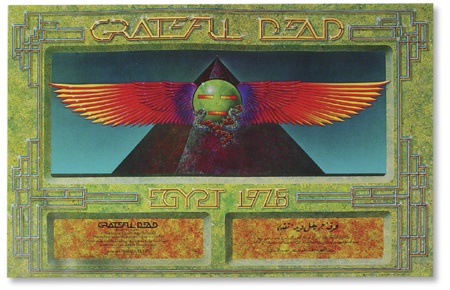 Grateful Dead - The Grateful Dead Egypt Tour Poster (29x39”)