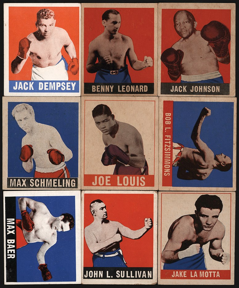 - 1948 Leaf Boxing Card Collection (165)