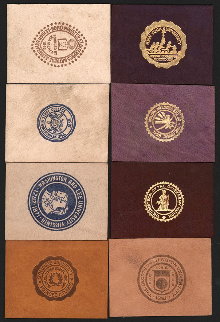 - 1908 L20 Leathers College Seals Card Collection (107)