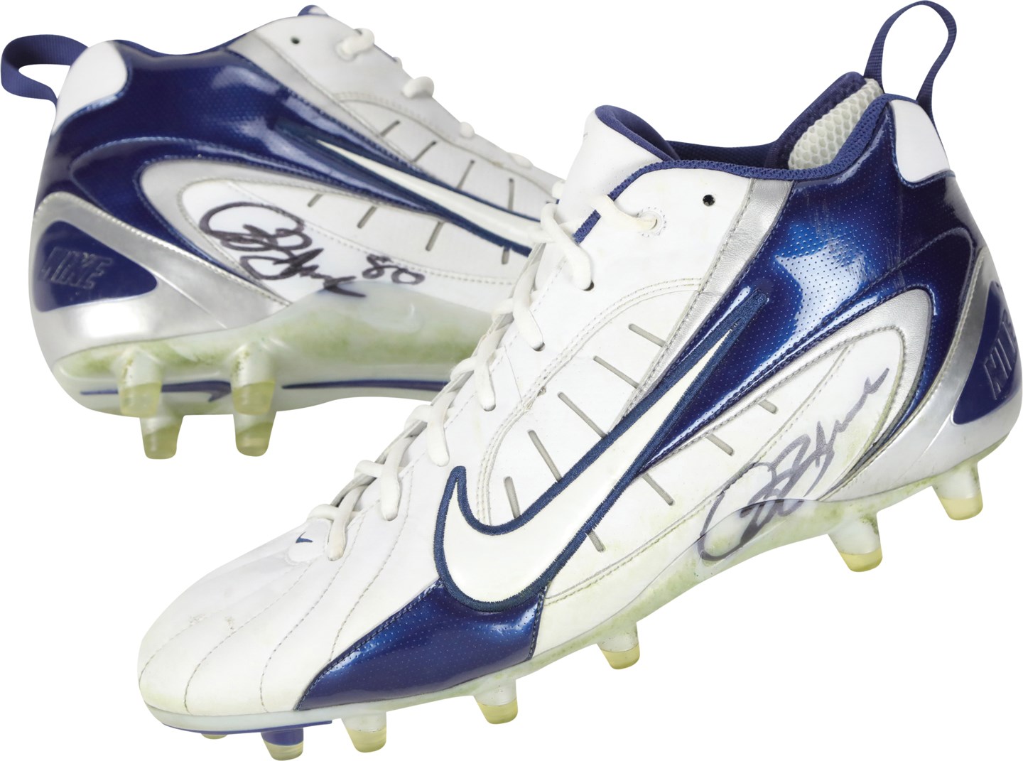 - Isaac Bruce St. Louis Rams Game Used Signed Cleats