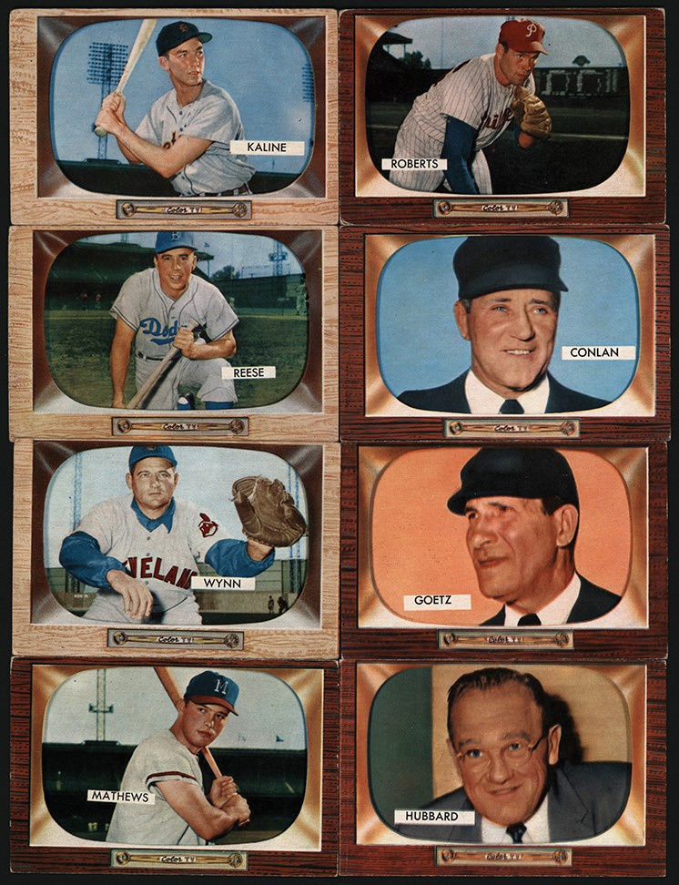 - 1950-1960 Bowman, Fleer, Callahan, & Leaf Complete and Near-Complete Set Collection