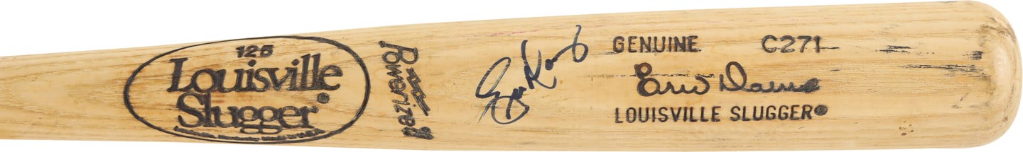 - 1986-89 Eric Davis Cincinnati Reds Signed Game Used Bat