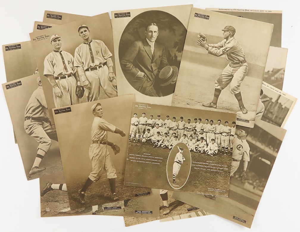 - 1909-1913 M101-2 Sporting News Supplement Collection (63) - Non Hall of Famers
