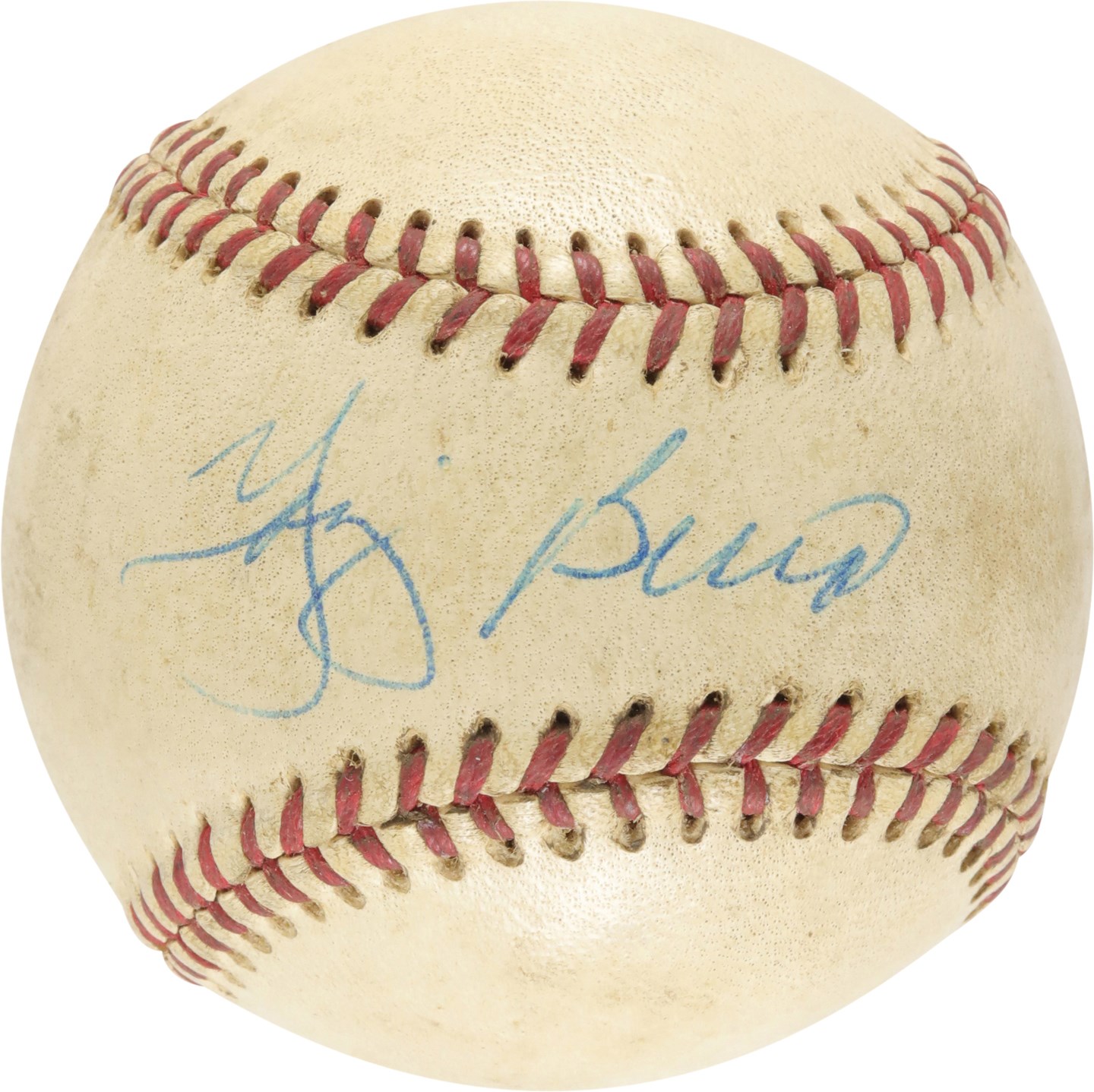 - Rare 1958 Yogi Berra Vintage Single-Signed William Harridge Baseball (PSA)