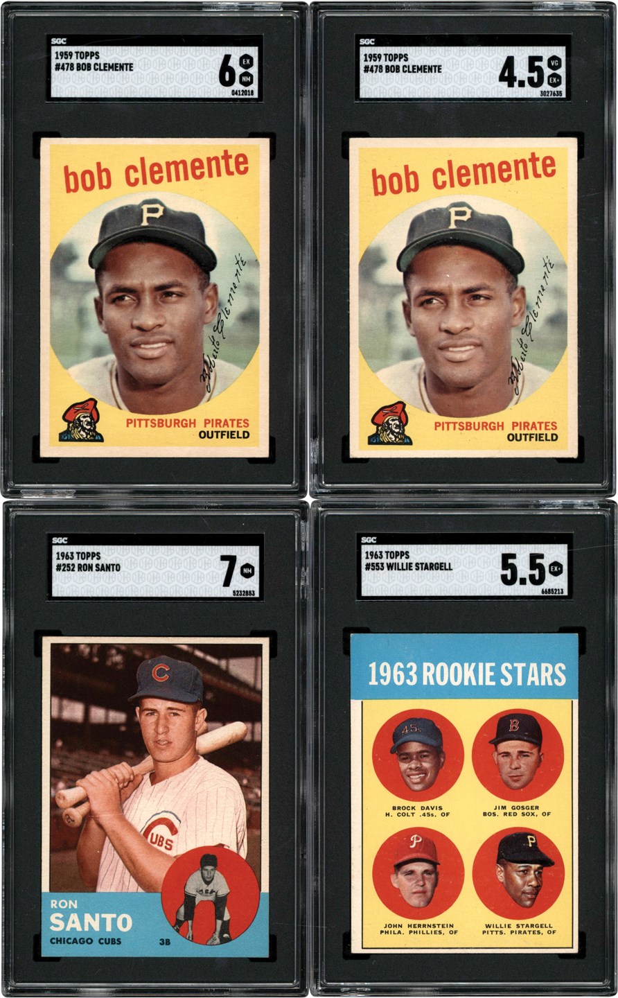 - 1958-1963 Topps Baseball Card Collection (700+) w/SGC